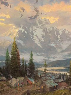 Thomas Kinkade - wallpaper preview