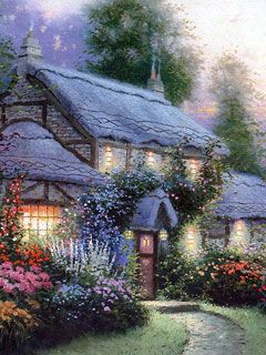 Thomas Kinkade - wallpaper preview