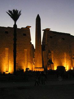Luxor - Temple and Obelisk at Sunset