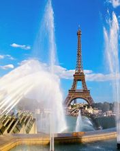 Eiffel Tower and Fountain - Paris - France