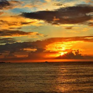 Atlantic Sunset Alderney Neil Howard