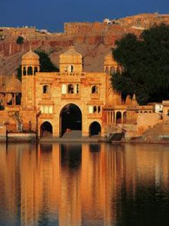Gadi Sagar Temple Jaisalmer India