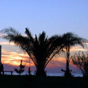 Sunset in Batumi Beach
