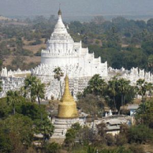 Sagaing & Mingun - Mya Thein Tan Pagoda in Mingun