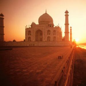 The Taj Mahal at Sunset - India