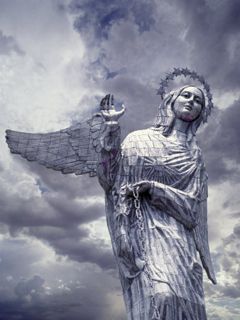 Virgin of Quito - Statue on Panecillo Hill Overloo