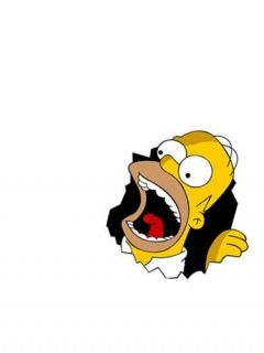 Homer Simpson Funny Expression - wallpaper preview