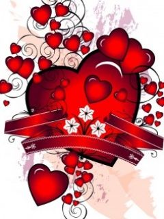 Romantic Heart Design - wallpaper preview