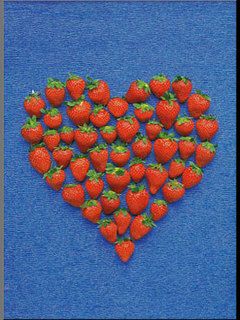 Strawberry Heart - wallpaper preview