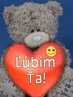 Cute Teddy Bear with Heart - wallpaper preview