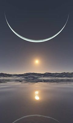 North Pole Sun Moon