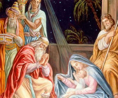 Nativity Scene Artwork - wallpaper preview