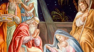 Nativity Scene Artwork - wallpaper preview
