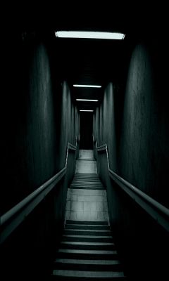 Dark Staircase Abstract - wallpaper preview