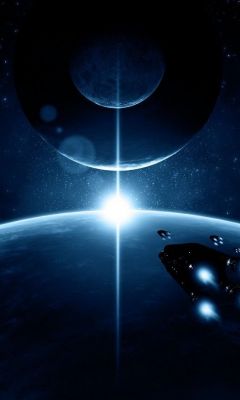 Cosmic Space Scene - wallpaper preview