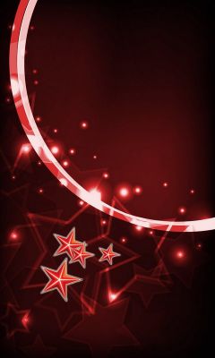 Red Starry Background - wallpaper preview