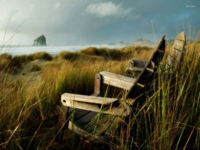 Serene Beach Landscape - wallpaper preview
