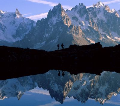 Majestic Mountain Reflection - wallpaper preview