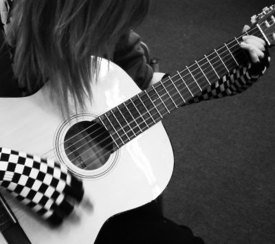 Emo Girl with Guitar