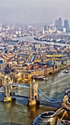 London bridge with landscape