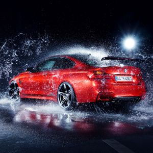 BMW M4 red