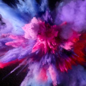 Colorful explosion