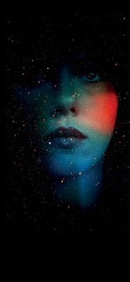Girl face with the stars