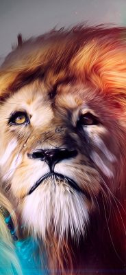 Abstract lion