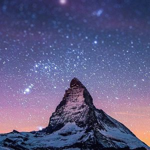 Matterhorn with the stars
